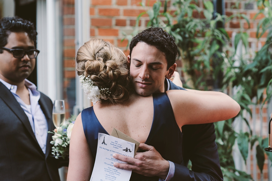 guests mingling at wedding reception
