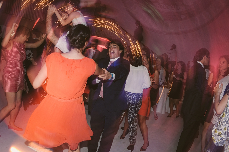 dancing at sunbeam studio wedding